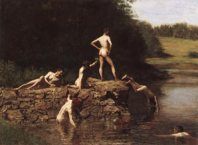 Thomas Eakins Swimming china oil painting image